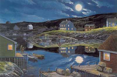 Moonlit Reflect by Dave Hoddinott Pricing Limited Edition Print image