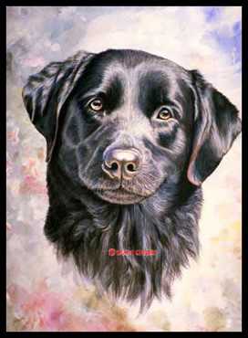 Happy Times Black Lab by Diane Querry Pricing Limited Edition Print image