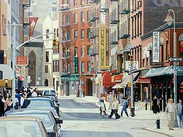 Mott Street by Joseph Michetti Pricing Limited Edition Print image