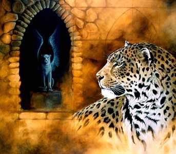 Gothic Leopard by Kindrie Grove Pricing Limited Edition Print image