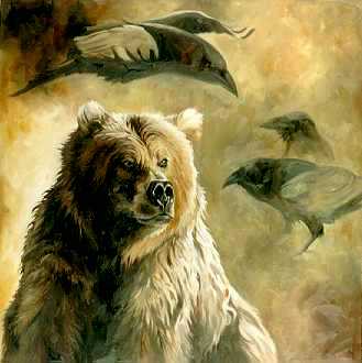 Raven & Grizzly Ii by Kindrie Grove Pricing Limited Edition Print image