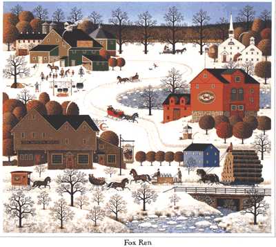 Fox Run by Charles Wysocki Pricing Limited Edition Print image