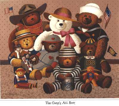 Gangs All Here by Charles Wysocki Pricing Limited Edition Print image