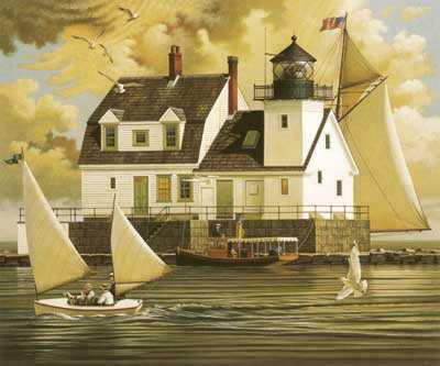 Rockland Breakwater by Charles Wysocki Pricing Limited Edition Print image
