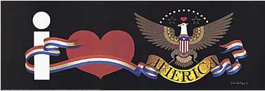 I Love America by Charles Wysocki Pricing Limited Edition Print image