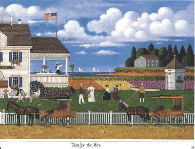 Tea By The Sea by Charles Wysocki Pricing Limited Edition Print image