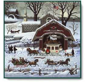 Twas The Twilight Xmas by Charles Wysocki Pricing Limited Edition Print image