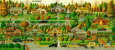 Labor Day Bungalow by Charles Wysocki Pricing Limited Edition Print image