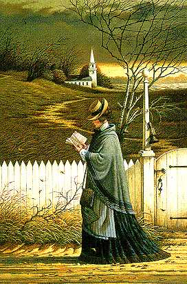 Sea Cptn Wife Pray by Charles Wysocki Pricing Limited Edition Print image
