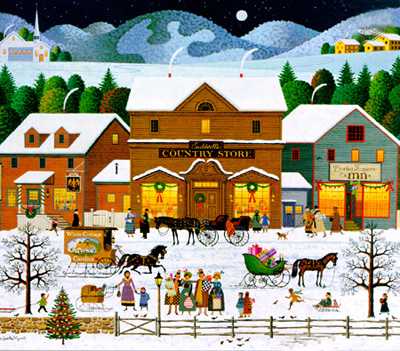 Christmas Eve by Charles Wysocki Pricing Limited Edition Print image
