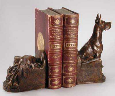 Great Dane Bookends by Louise Peterson Pricing Limited Edition Print image