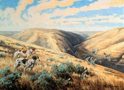 Chukar Canyon by Ross B Young Pricing Limited Edition Print image