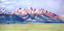 Le Grand Tetons by Sheila Rickard Pricing Limited Edition Print image