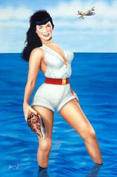 Betty At Beach by Sam Jr Lyons Pricing Limited Edition Print image