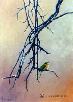 African Bee Eater by Angie Okamoto-Ong Pricing Limited Edition Print image