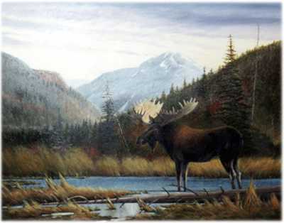 Long Lake Visitor by Ronnie Wells Pricing Limited Edition Print image