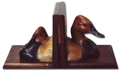 Canvasback Bookends by Ronnie Wells Pricing Limited Edition Print image