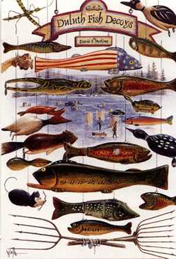 Duluth Fish Decoys by Ronnie Wells Pricing Limited Edition Print image