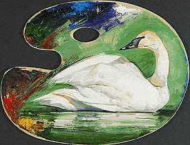 Palette Swan by Julie Chapman Pricing Limited Edition Print image