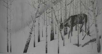 Birch Slope by Cole Johnson Pricing Limited Edition Print image