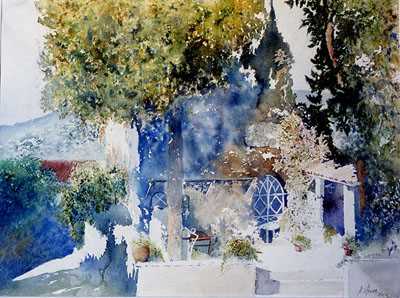 St Paul De Vence by Annette Novoa Pricing Limited Edition Print image