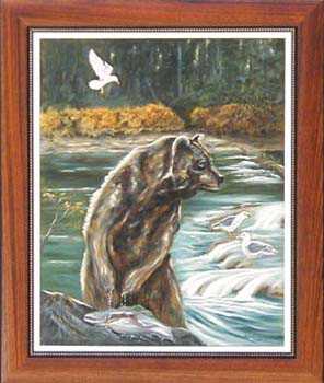 Salmon Run by Anthony Wallace Pricing Limited Edition Print image