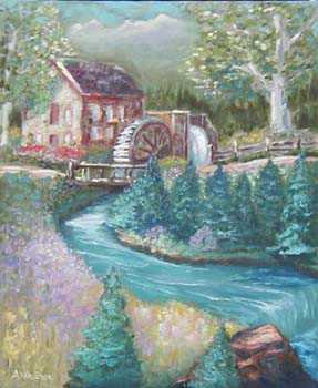 Old Country Mill by Anthony Wallace Pricing Limited Edition Print image