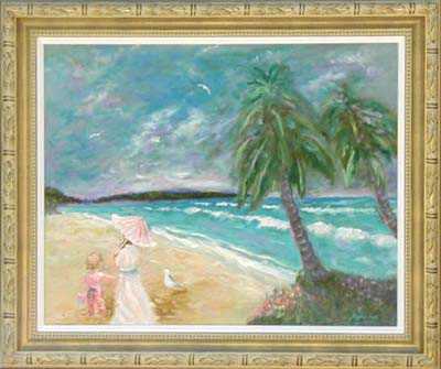 Strolling Caribbean by Anthony Wallace Pricing Limited Edition Print image