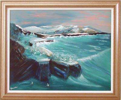 Winter Surf by Anthony Wallace Pricing Limited Edition Print image
