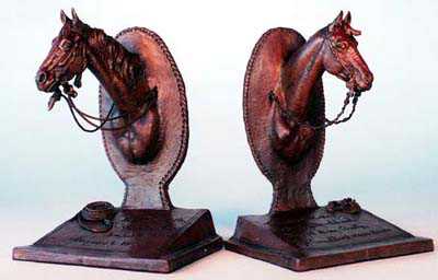 Horse Head Bookends by Curt Mattson Pricing Limited Edition Print image