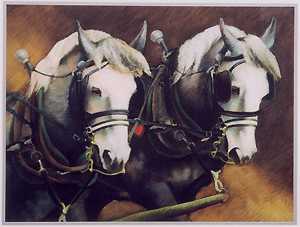 Duke & Diesel by Elaine Juska Keeley Pricing Limited Edition Print image