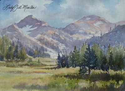 Squaw Valley Evening by Lady Jill Mueller Pricing Limited Edition Print image