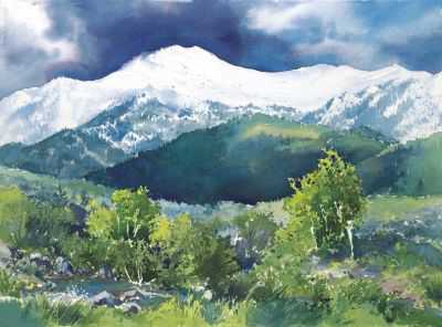 Mount Rose Spring by Lady Jill Mueller Pricing Limited Edition Print image