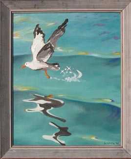 Gull Reflection by Daniel Meyer Pricing Limited Edition Print image