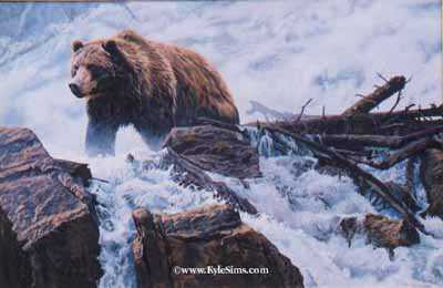 Grizzly Rapids by Kyle Sims Pricing Limited Edition Print image