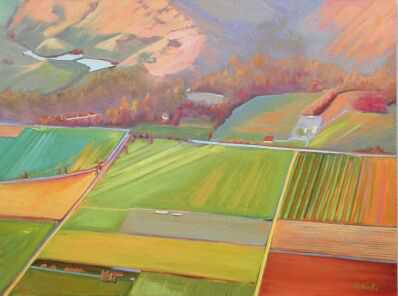 Land Patterns Spring by Pat Wallis Pricing Limited Edition Print image