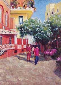 Shopping On Capri by Bunny Oliver Pricing Limited Edition Print image