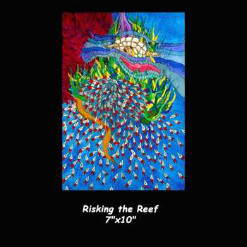 Risking The Reef by Debi Mortenson Pricing Limited Edition Print image