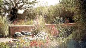 Santa Fe Garden I by Timothy Beacham Pricing Limited Edition Print image