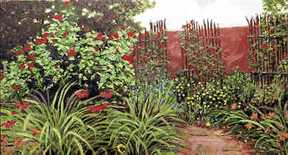 Santa Fe Garden Ii by Timothy Beacham Pricing Limited Edition Print image