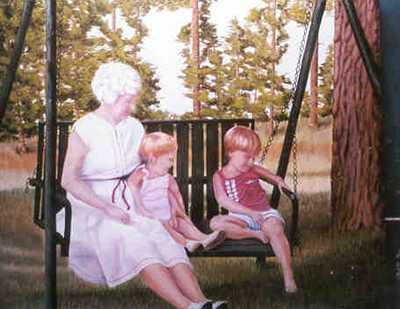 Swing With Grandmothr by Timothy Beacham Pricing Limited Edition Print image