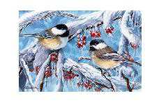 Winterberry Chicks by Bob Dunn Pricing Limited Edition Print image