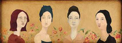 4 Spanish Sisters by Cassandra Christensen Barney Pricing Limited Edition Print image