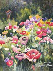 Poppy Garden by Cheryl St John Pricing Limited Edition Print image