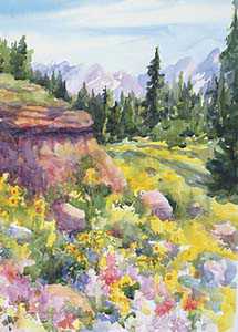 Shrine Mtn Trail by Cheryl St John Pricing Limited Edition Print image