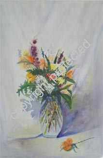 Sherrys Flowers by Pat Snelling-Weiner Pricing Limited Edition Print image