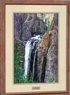Tower Falls by Pat Snelling-Weiner Pricing Limited Edition Print image