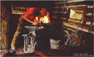 Frontier Blacksmith by Paul Calle Pricing Limited Edition Print image