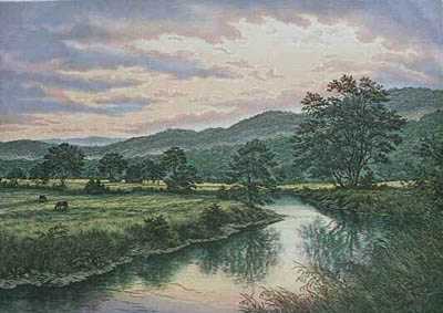 Evening In The Valley by Kathleen Cantin Pricing Limited Edition Print image