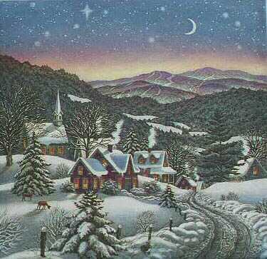 Frosty Night by Kathleen Cantin Pricing Limited Edition Print image